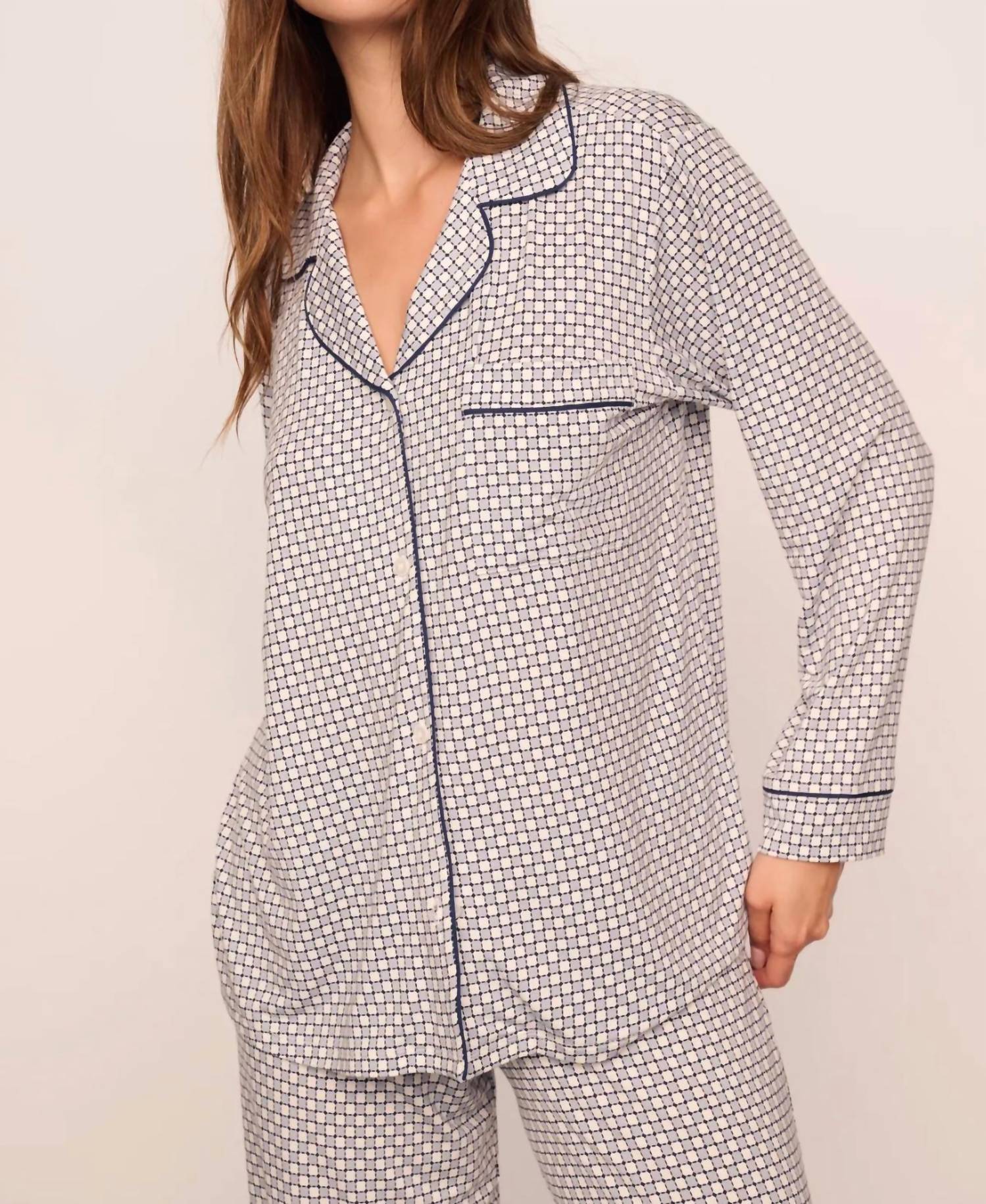 Eberjey - Gisele Printed Long Pajama Set