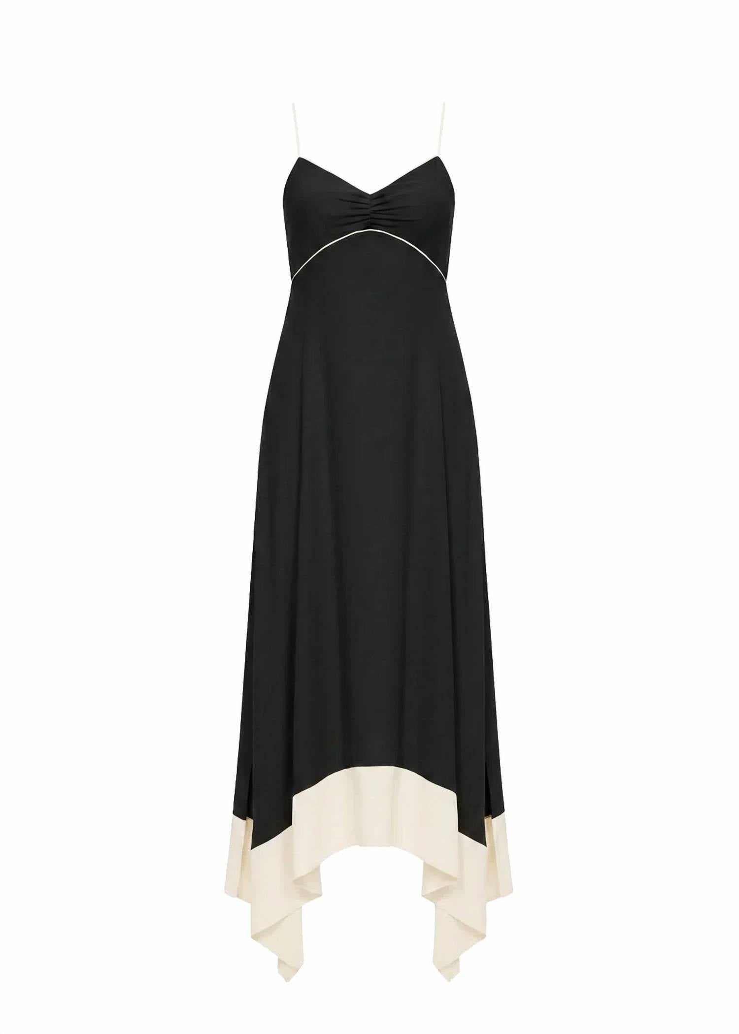 Solid & Striped - Lennox Drape Midi Dress