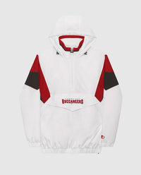 Starter - Men's Tampa Bay Buccaneers The Breakaway Nylon Half-zip Jacket