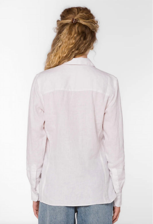 Velvet Heart - Women's Fantasy Island Linen Button Down Shirt