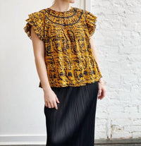 Ulla Johnson - Pre-loved Amai Top With Flutter Cap Sleeve