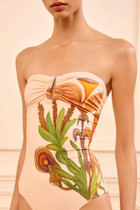 Ulla Johnson - Montery Strapless Maillot One-Piece