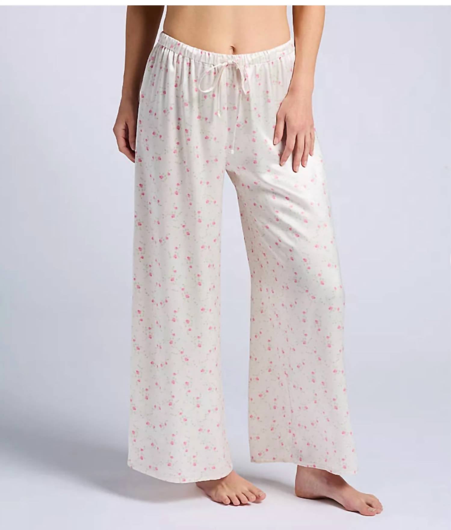 PJ Harlow Mya Crop Pants in cloudy pearl - women's pants