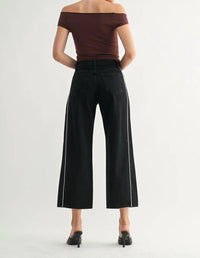 Just Black Denim - Twist Barrel Jean