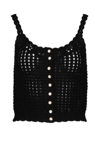 Bishop + Young - Women's Keena Open Crochet Sweater Tank