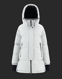 Laminar oversized coat