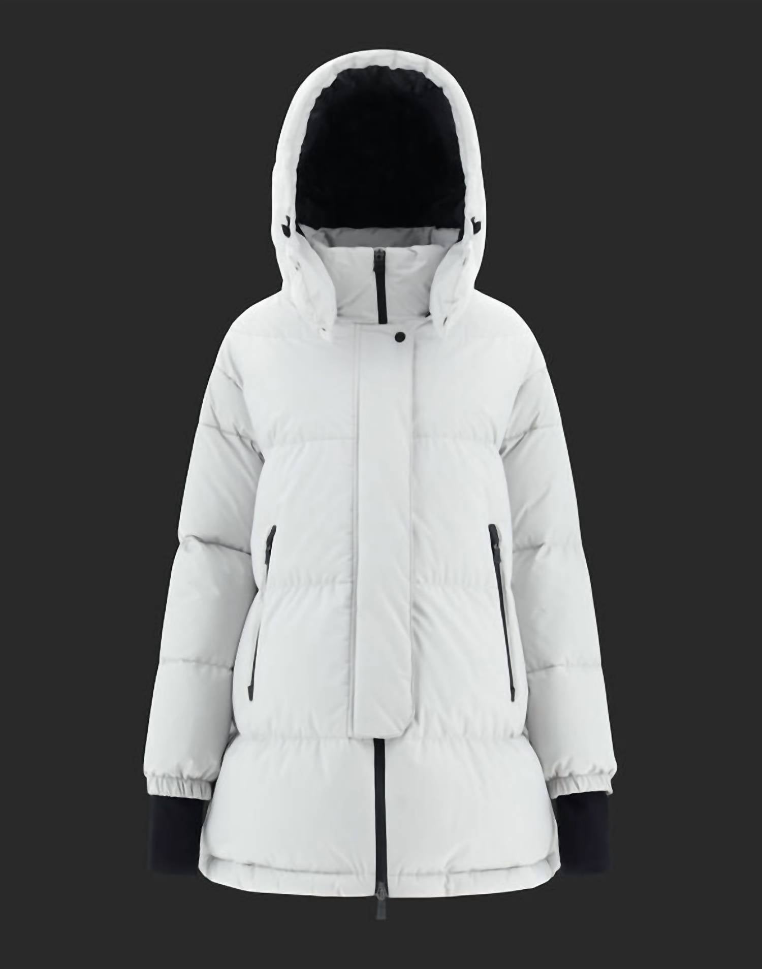 Laminar oversized coat