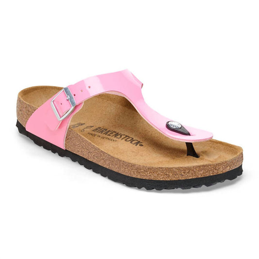 Birkenstock - Women's Gizeh Birko-Flor Patent Sandals