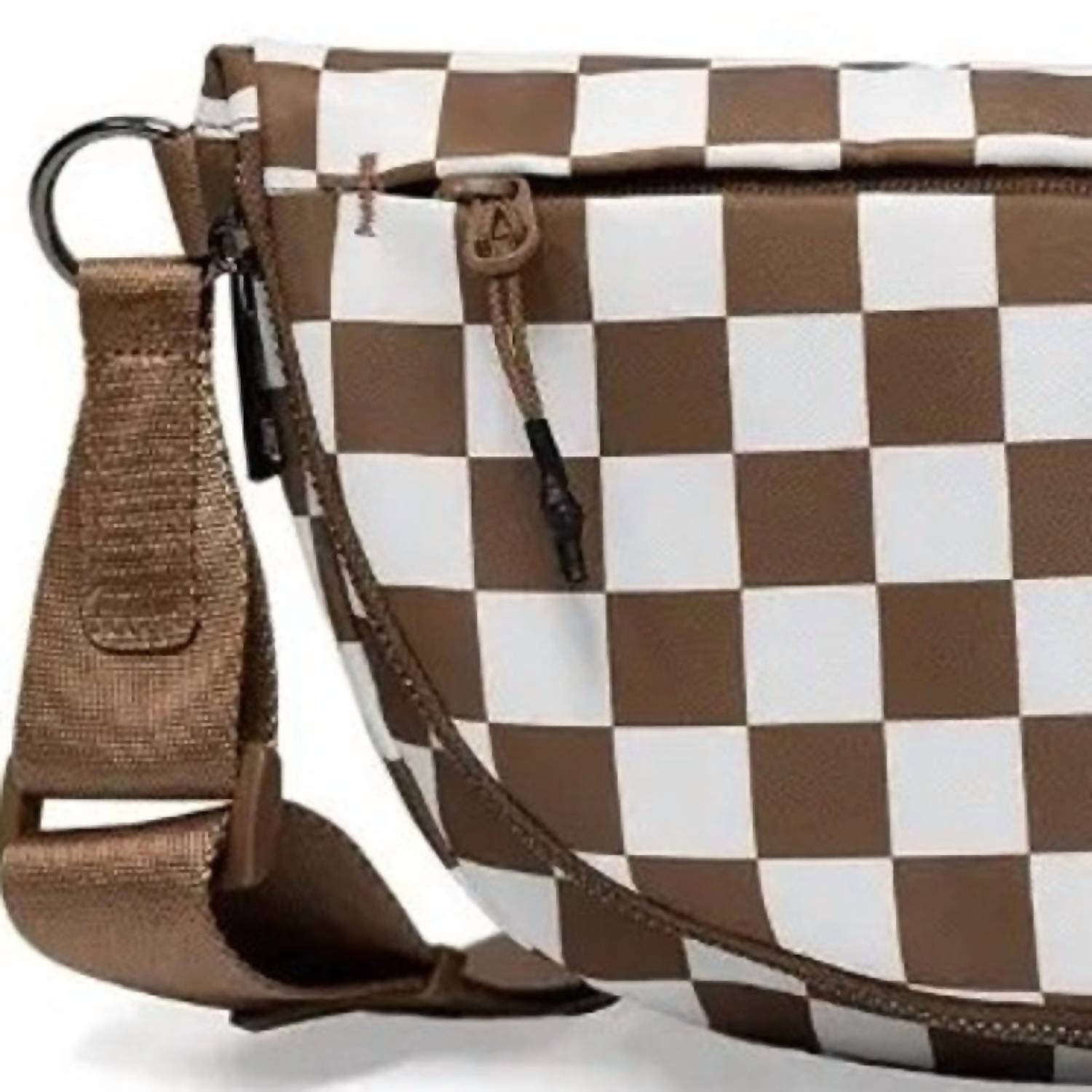 The Lyrical Spirit - Women's Checkered Nylon Fanny Pack Sling Bags