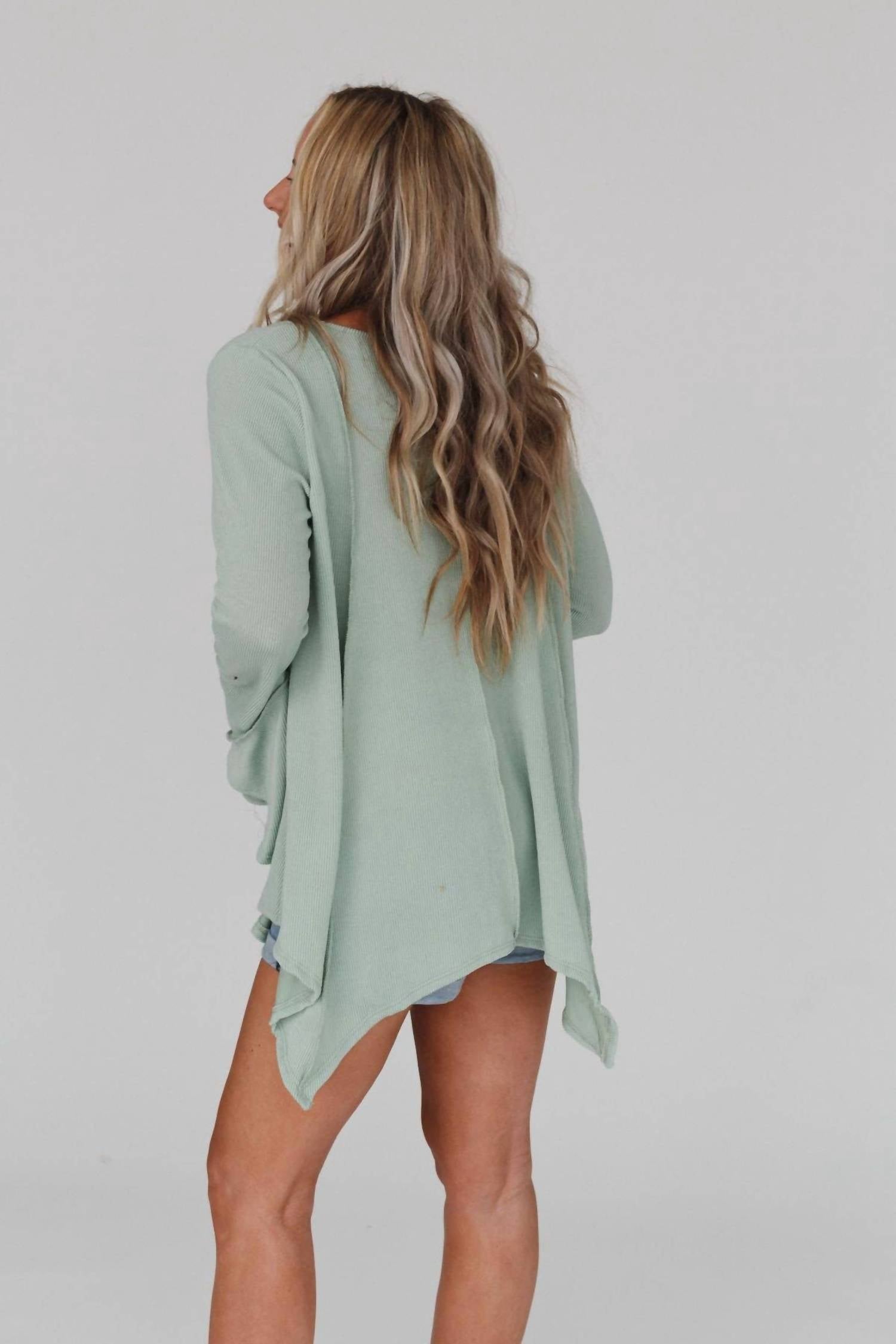 Three Bird Nest - Golden Long Bell Sleeve Top