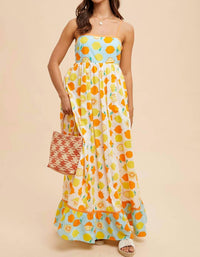 In-Loom - Smoked Back Maxi Dress