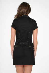 Orchid Bloom - Gothic Mini Dress