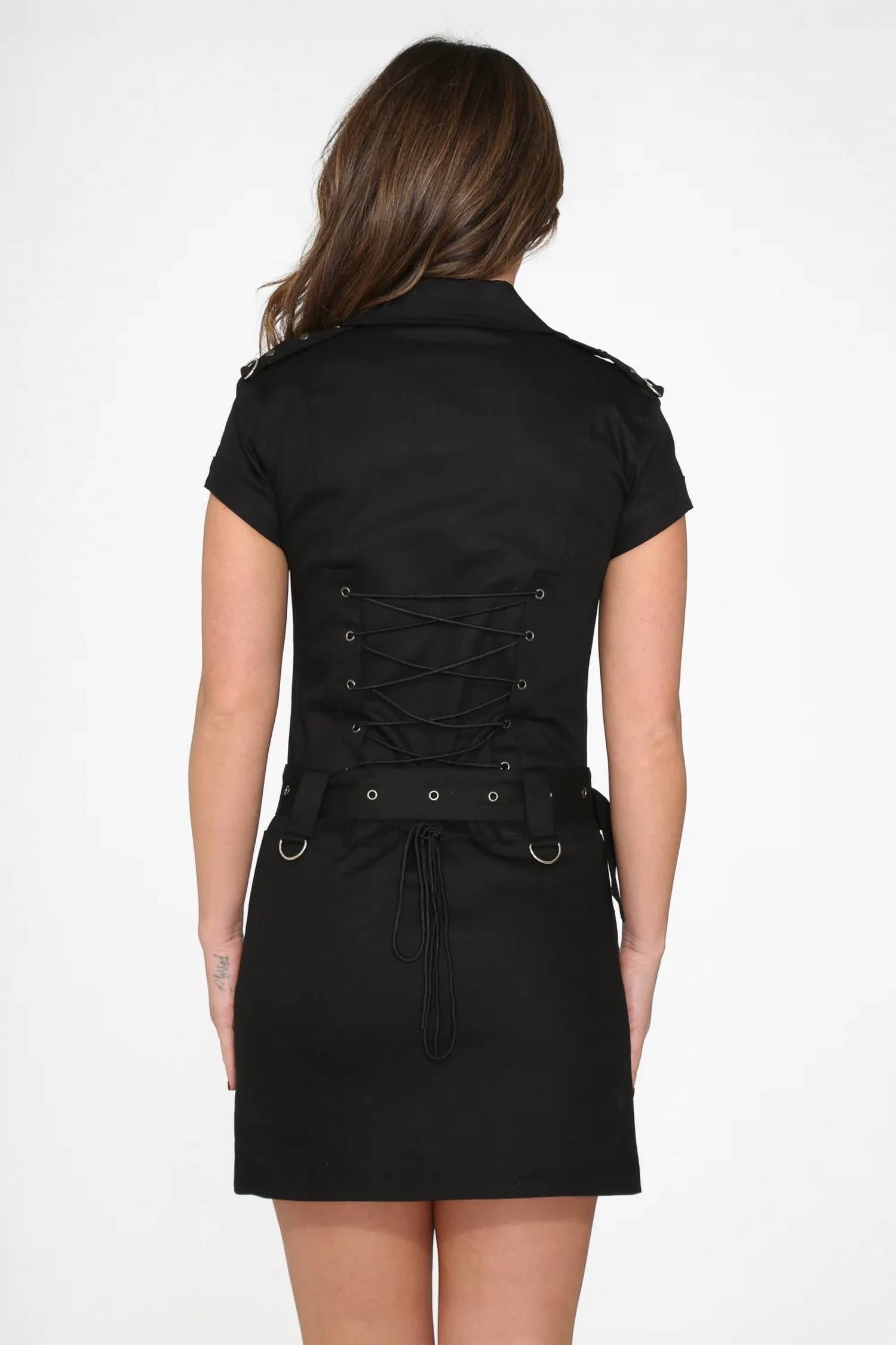 Orchid Bloom - Gothic Mini Dress