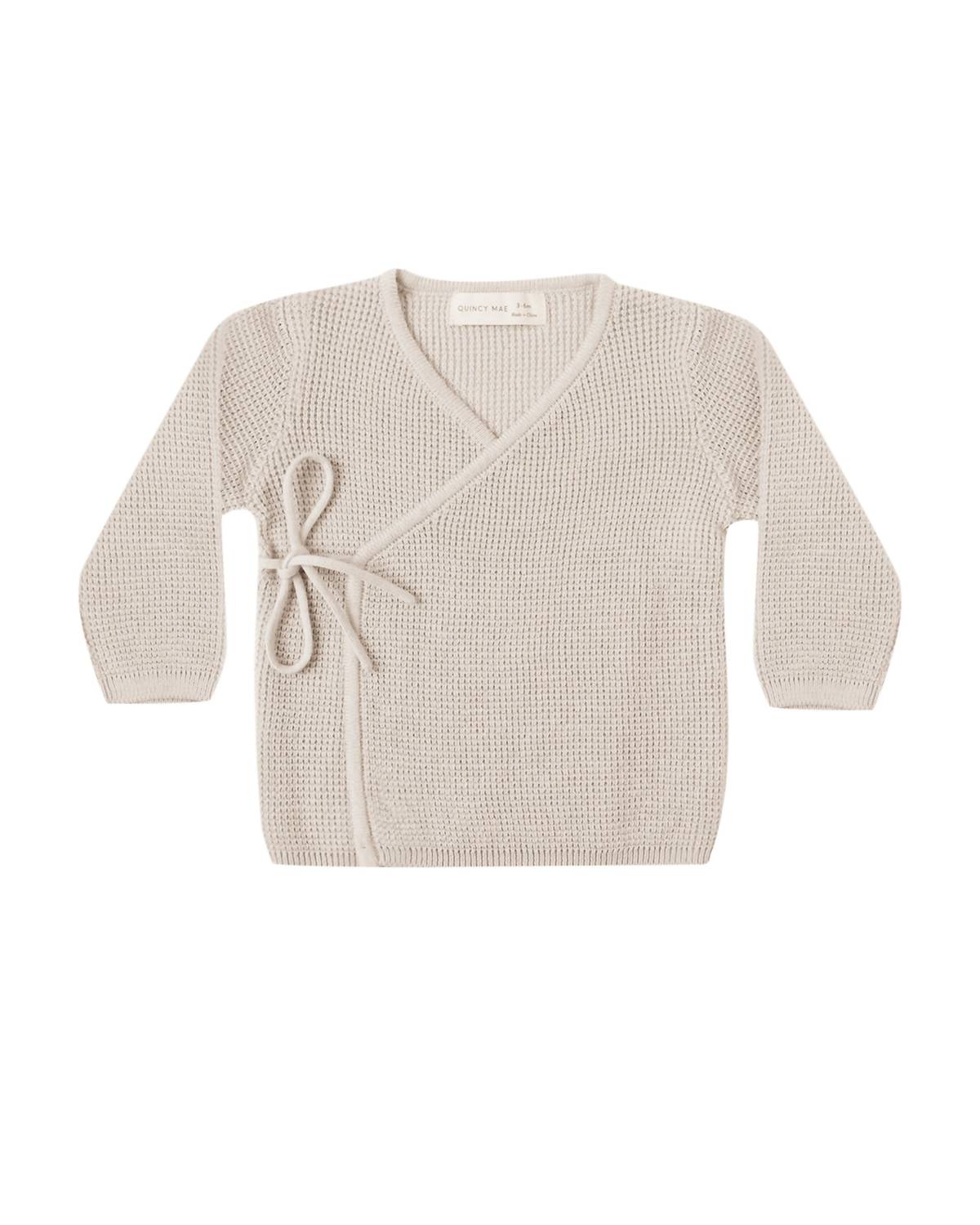 Quincy Mae - Kid's Knit Wrap Top