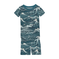 Kickee - Kids' Short Sleeve Pajama Set With Shorts