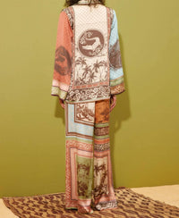 Alemais - Alberta Wide Long Sleeve Silk Shirt