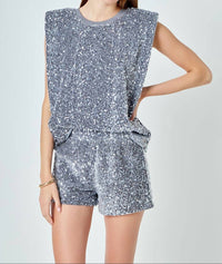 Endless Rose - Sequin Embellished Top