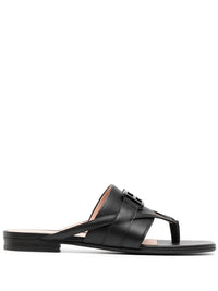 Bally - Ladies Elia Calf Leather Flats Sandals