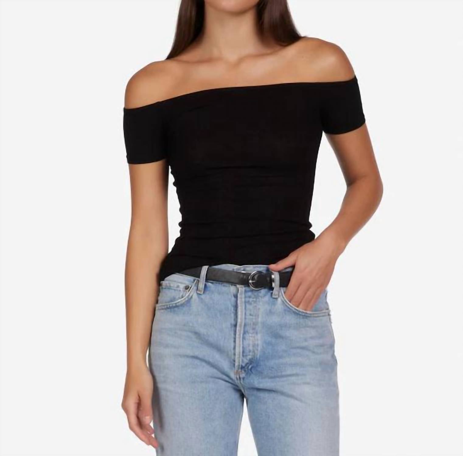 Michael Lauren - Parket Off-the-shoulder Top
