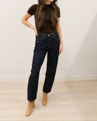 Vervet By Flying Monkey - Divinity High Rise Slim Barrel Jeans