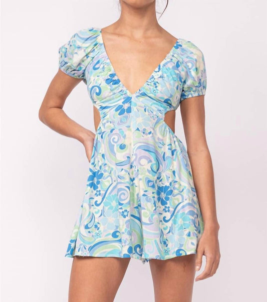 Sky To Moon - Pucci Cutout Romper