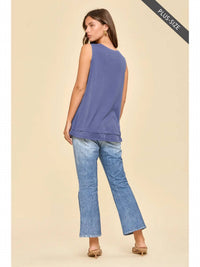 Andree By Unit - Women's Baby Ribbed Knit Tank Top - Plus