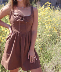 Sadie & Sage - Maeve Milkmaid Mini Dress
