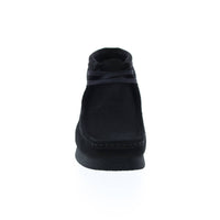 Clarks Men's Wallabee Boot in black - men's boots - alternate view