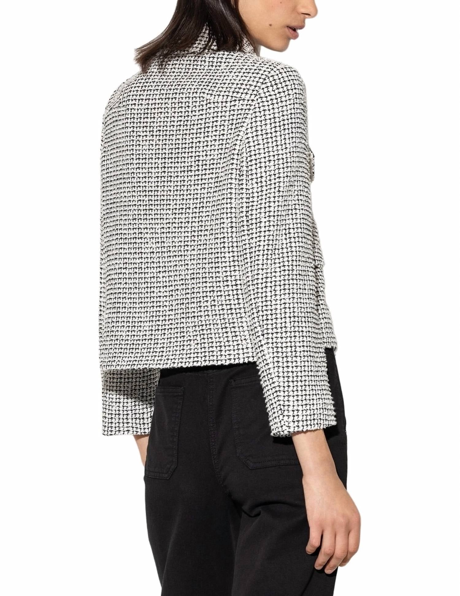 Luisa Cerano - Tweed Bouclé Cropped Jacket