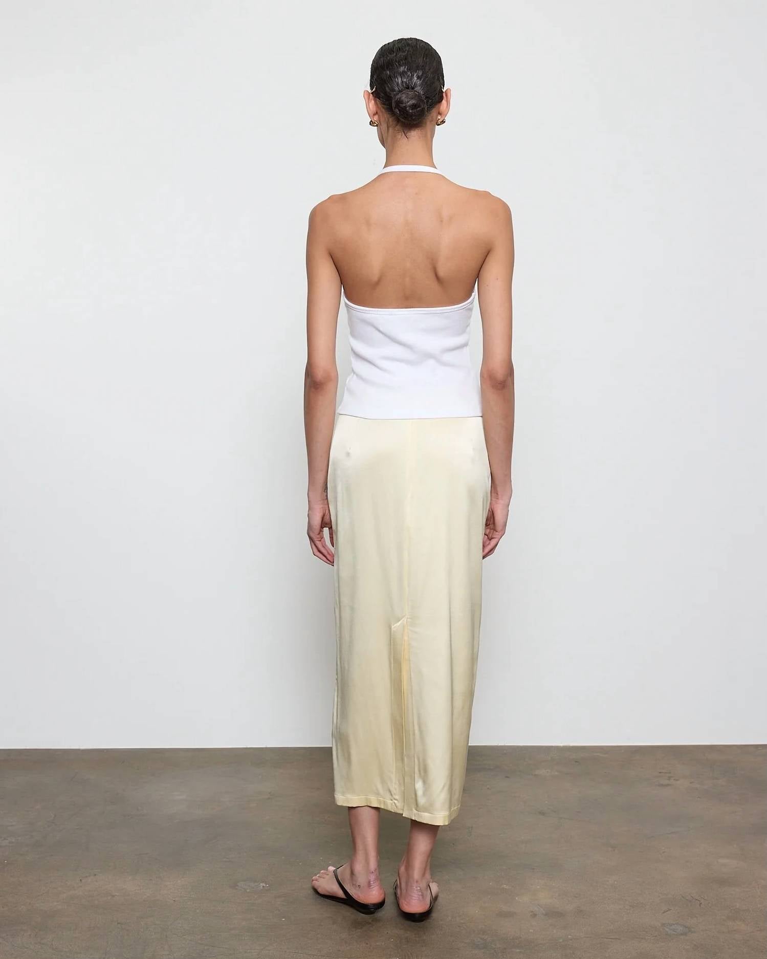 Enza Costa - Lustre Column Skirt