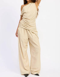Emory Park - Wide Leg Pinstripe Pant
