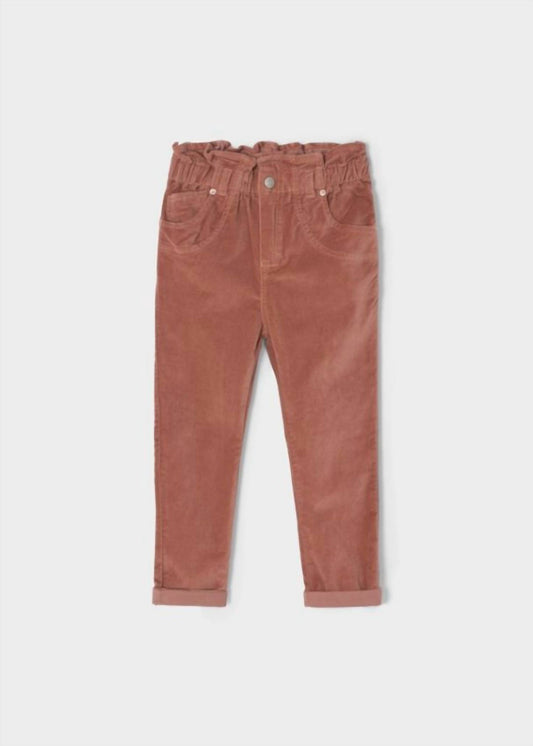 Mayoral - Slouchy Paperbag Cords Pant