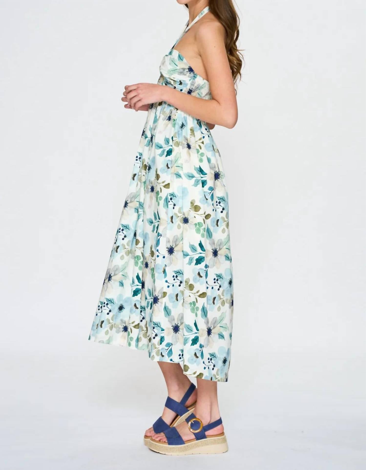 Aakaa - Bloom Floral Midi Dress