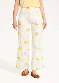 Fdj - Olivia Wide Leg Lemon Pant