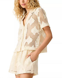 Steve Madden - Sandra Crochet Top