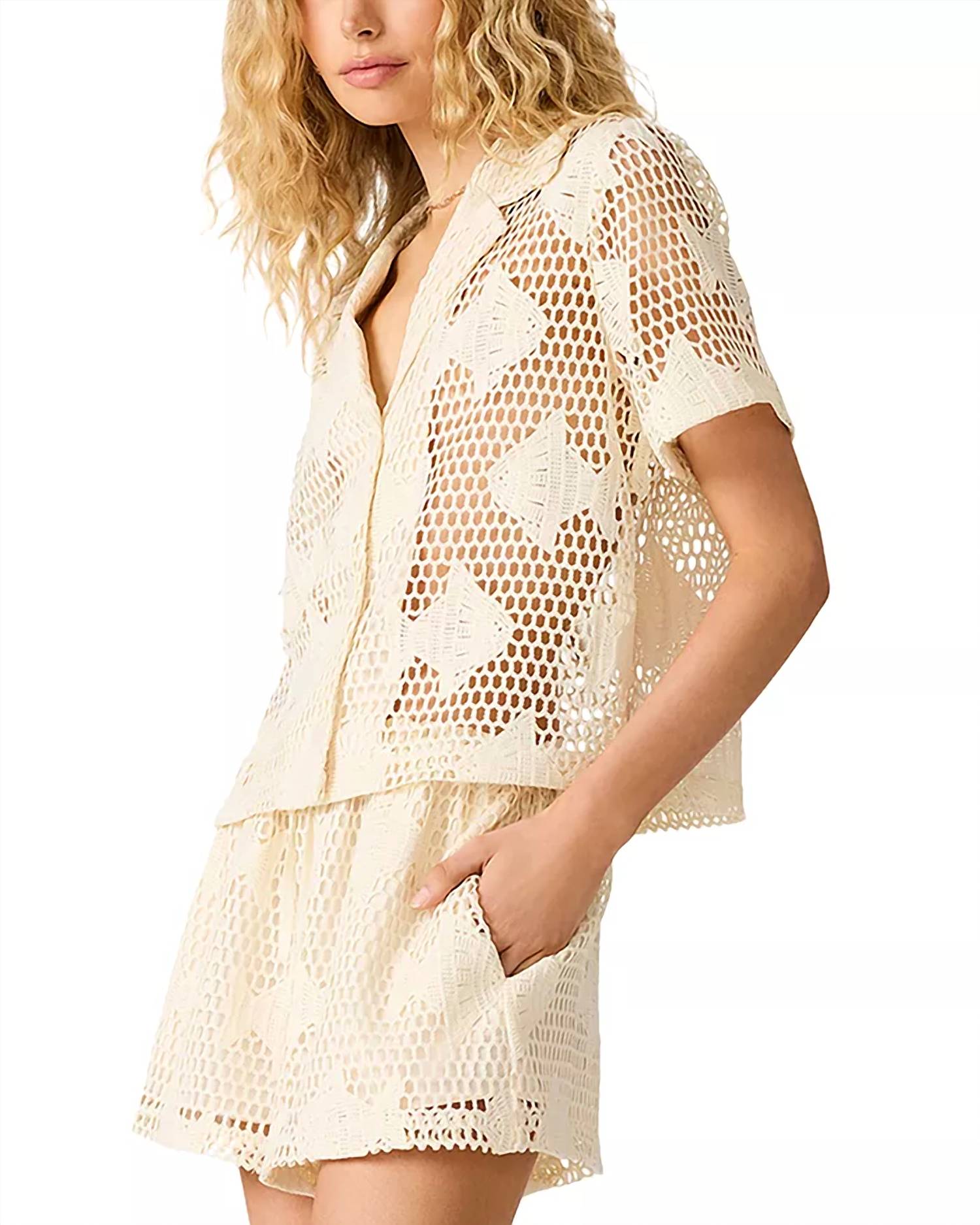 Steve Madden - Sandra Crochet Top