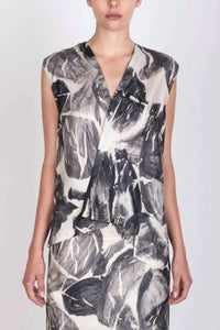 Alysi - Silk Crossover Top