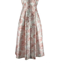 SACHIN & BABI Sleeveless Plunge Neck Floral Gown in blush - women's dress - view 5