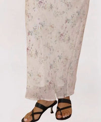 Bailey Rose - Bias Cut Soft Floral Midi Skirt