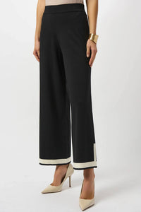 Joseph Ribkoff - Color Block Knit Wide Leg Pants