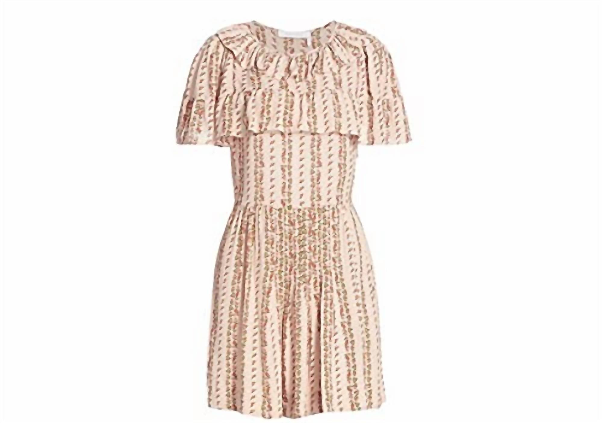 See By Chloe - Josephine Floral Ruffle Trim Mini Dress
