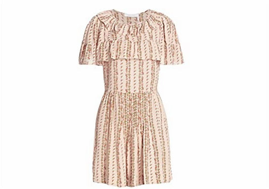 See By Chloe - Josephine Floral Ruffle Trim Mini Dress