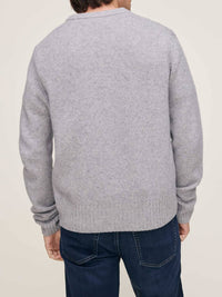 DL1961 - Men's Crewneck Sweater in ashen - men's sweater - alternate view
