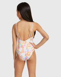 Roxy - Girls Floraya One Piece Floral Swimsuit