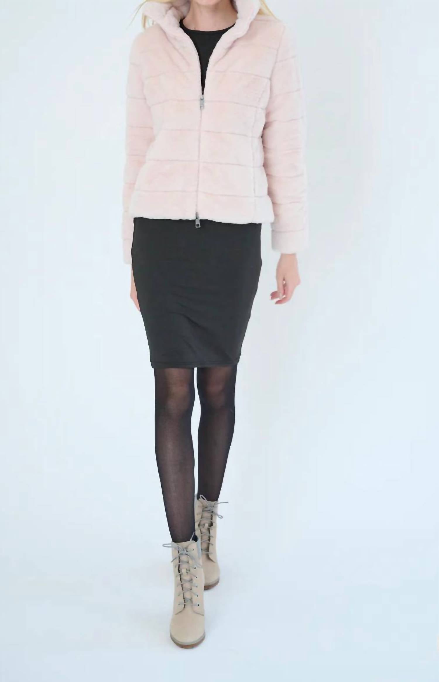 Anorak - Faux Fur Quilted Jacket