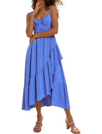 In The Beginning - Dinorah Side Cutout Detailed Maxi Dress