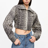 Ganni - Curve Sleeve Cropped Jacket