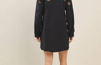 Able - Cutwork Embroidered Mini Dress