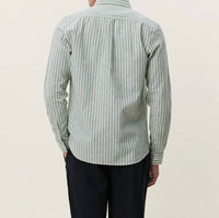 Les Deux - Stripe Cotton Linen Shirt