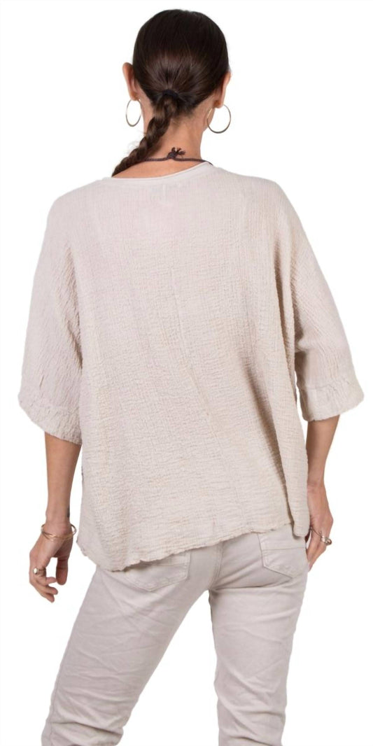 Gigi Moda - Rina Waffle Cotton Top